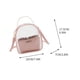 thumbnail image 3 of Bolso bandolera de un solo hombro de piel de gran capacidad con múltiples compartimentos para mujer, 3 of 3