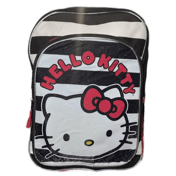 Hello Kitty Large Backpack Stripe Red