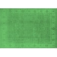 thumbnail image 1 of Ahgly Company Indoor Rectangle Oriental Emerald Green Traditional Area Rugs, 7' x 10', 1 of 4