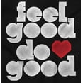 thumbnail image 2 of Feel Do Good Heart Inspiring Saying Women Plus Size Long Sleeve Graphic Tee Brisco Brands 2X, 2 of 5