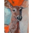 thumbnail image 2 of Parker, Jennifer Paxton 15x18 Gold Ornate Wood Framed with Double Matting Museum Art Print Titled - Doe Eyes I, 2 of 4