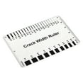 thumbnail image 3 of (10PCS) Muka Plastic Concrete Crack Width Ruler-Gloss Clear B, 3 of 5