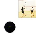 thumbnail image 2 of Eigraketly Pelota de Squash de puntos amarillos, pelota de goma para deportes de baja velocidad, herramienta de entrenamiento, competición Deportes y aire libre, 2 of 6