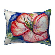 Betsy Drake SN422 11 x 14 in. Hibiscus Small Indoor & Outdoor Pillow