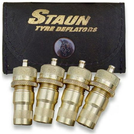 STAUN SD Tire Deflators (set of 4 with leather carrying case) (4X4 OFF-ROAD