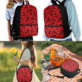 thumbnail image 2 of Jeiento Ladybug Backpack for Girls 6-8 8-10 10-12 Elementary School Kids Bookbag with Lunch Box and Pencil Case 3 In 1 School Bags Satchel Daycare Bag Red, 2 of 7