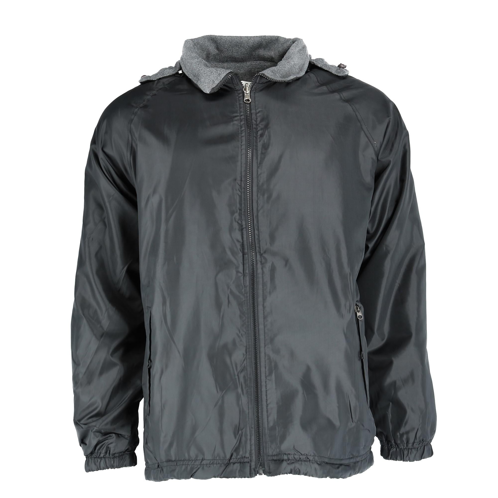 Ten West Apparel Men's Reversible Fleece and Windbreaker Rain Jacket Walmart Canada