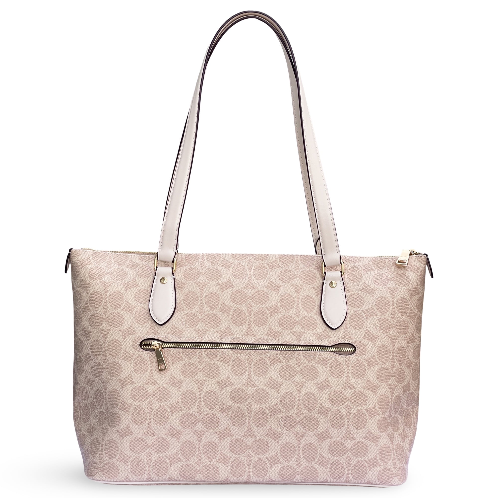 Coach Women's Large Gallery Tote Bag in Signature Canvas (Sand