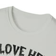 thumbnail image 3 of I Love Her Boo Bees, Gildan Unisex T-Shirt, Bee Ghost Graphic Tee, S-3XL, 3 of 3