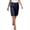 Blue1, variant on Casual Summer Womens Five Point Pants Elastic Waist Soft Comfort Lightweight Breathable Knee Length Trousers for Outdoor Travel and Activities Beige XL