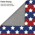 thumbnail image 6 of ZICANCN Dish Drying Mat for Kitchen Countertop, America Grunge Striped Map Drainer Mats with Non-slip Rubber Backed, Super Absorbent Easy Clean Rack Pad, 16x18 Inches, 6 of 9
