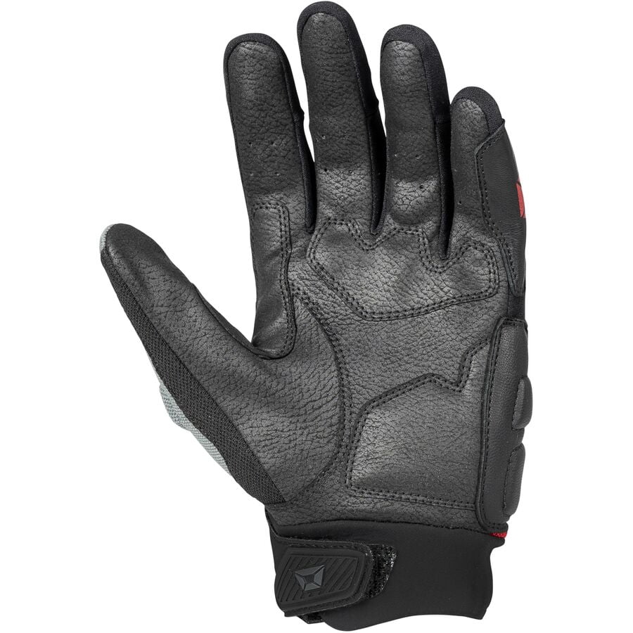 Cortech Aero-Flo 2 Mens Leather Motorcycle Gloves Red LG