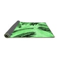 thumbnail image 2 of Ahgly Company Indoor Square Abstract Emerald Green Modern Area Rugs, 6' Square, 2 of 4
