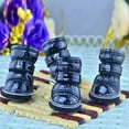thumbnail image 1 of PENGXIANG Bottes Imperméables pour Chien Chaussures d'Hiver pour Animaux de Compagnie Bottines de Neige pour Animaux de Compagnie Protection des Pattes par Temps Froid avec Semelle Antidérapante pour Petits et Moyens Chiens 4 Pcs, 1 of 5