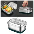 thumbnail image 3 of AMLESO Stainless Steel Bento Lunch Box Kids Container Storage Metal for Camping 1200ml, 3 of 8