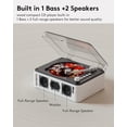 thumbnail image 2 of Reproductor de CD CARONSORT con transmisor Bluetooth Retro Wood, 2 of 6