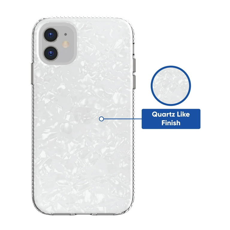 onn. White Pearl Phone Case for iPhone 11 / iPhone XR