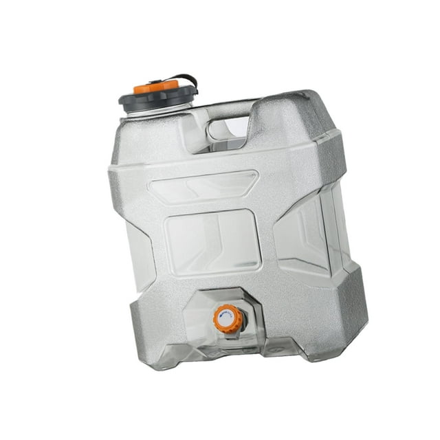 Cubo de agua portátil para acampar, tapa de , jarra de agua de gran capacidad, contenedor de almacenamiento para suministros de barbacoa, pesca, 18 litros