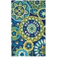 thumbnail image 1 of Couristan 37781014056080T 5 x 8 ft. 6 in. Covington Rip Tide Rug - Ocean & Green, 1 of 1