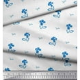 thumbnail image 2 of Soimoi Poly Georgette Fabric Leaves & Floral Artistic Decor Fabric Printed Yard 52 Inch Wide, 2 of 5