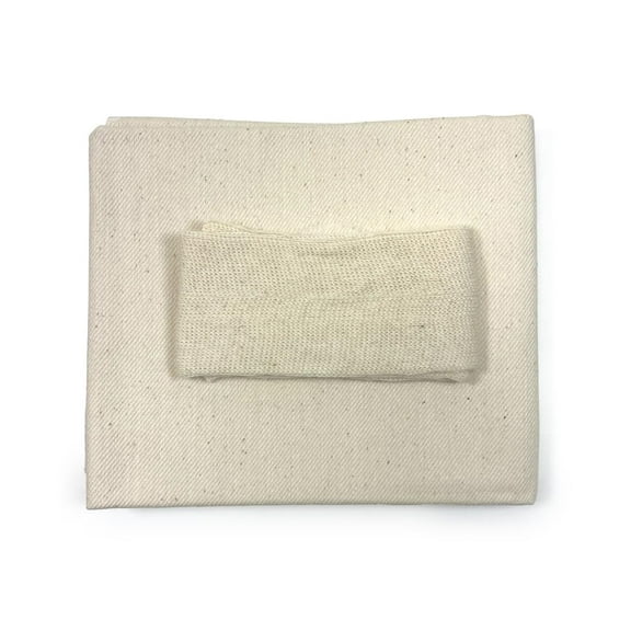 Regency Natural Pastry Cloth & Rolling Pin Cover Set 100% Cotton