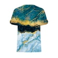 thumbnail image 4 of Gibobby Camiseta de Manga Corta con Cuello en V Camiseta manga corta con cuello en V y botones manga corta con agujeros informales verano para mujer(Amarillo,CH), 4 of 5