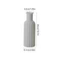 thumbnail image 2 of TACILIP Room Decor, Ceramic Vase Home-style Plain Vase for Flower Arrangement Indoor Decoration Ceramic Vase Art Decoration, Gifts for Mom, 2 of 6