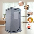 thumbnail image 4 of Cheelom Weight Loss Sauna Tent Portable Full Body Steam Sauna Box Sauna Tent with Folding Chair, 4 of 7