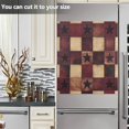 thumbnail image 3 of Yayeee Magnetic Dishwasher Cover for The Front Decoration Home Kitchen Machine Sticker Protector, Star Spangled Squares, 3 of 6