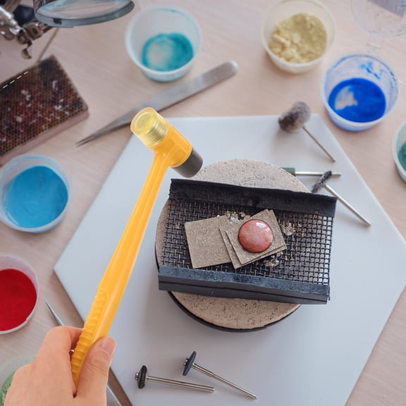 TABLZONE Multi Purpose Plastic Mallet Hammer for Home Furniture Installation