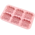 thumbnail image 3 of Shaped Silicone Baking — 6 Cavity Cake Pan | Multifunctional Baking For Chocolates Soaps And Candles | Reusable Tray & DIY Craft, 3 of 6
