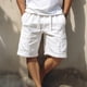 thumbnail image 3 of Ceisia Men's Plaid Lounge Pants | Soft & Stretchable Pajama Bottoms with Drawstring Elastic Waist and Side Pockets White XXL Gift, 3 of 4