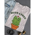 thumbnail image 3 of Hugs 4 Free T-Shirt Women -Smartprints Designs, Female 4X-Large, 3 of 4