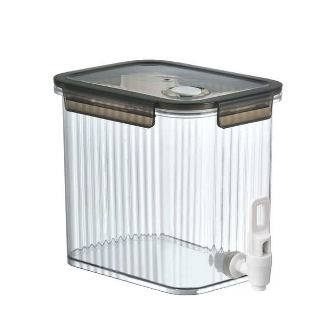 2.5L Fridge Water Pitcher Jug, Plastic Pitcher with Lid,Clear Hot/Cold Eco-Friendly Carafes, Water Filter Pitcher, Kitchen Storage for Hot/Cold Lemonade Juice Beverage Jar Ice Tea Kettle