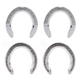 thumbnail image 2 of Herraduras Ligeras de aleación de Aluminio de 4 Piezas para Montar a Caballo Accesorio Duradero y Confiable para Granja de Hipódromo ANGGREK  Otros, 2 of 8