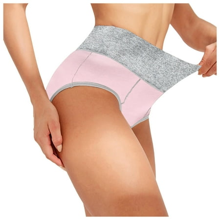 

wendunide underwear women Women Solid Color Patchwork Briefs Panties Underwear Knickers Bikini Underpants Pink XXXXL