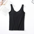 thumbnail image 3 of DuoJiaJ Womens Tank Tops With Built In Bras 2025 Summer Casual Crew Neck Sleeveless Camisole Cotton Padded Workout Tops Women’s Lace Trim Tank Tops, 3 of 3