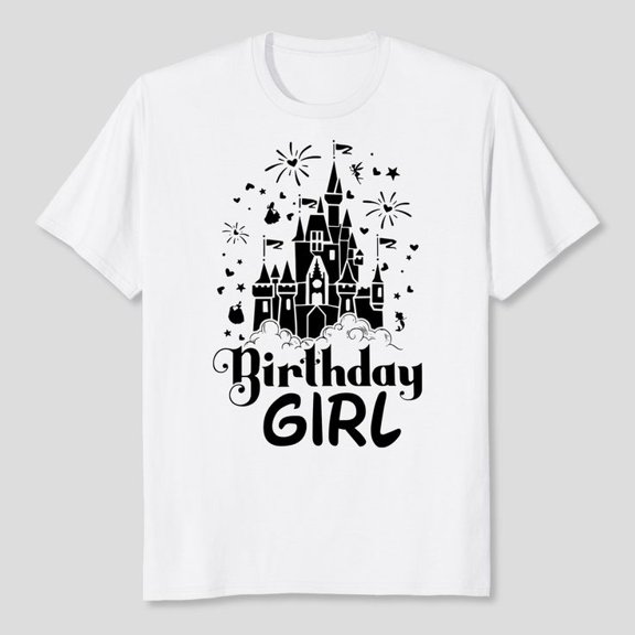 Birthday Shirt Women Magical Tshirt Cute Birthday Party Shirts Magic Kingdom Short Sleeve Tee Top, Women's Graphic Tee 100% Cotton by TBun, Full Sizes S-5XL