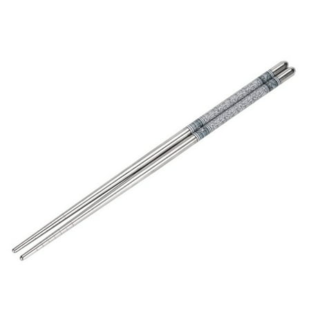 

Stainless Steel Chopsticks Titanium Plated Metal Chopsticks Reusable Dishwasher safe Premium Japanese Korean Chopstick Laser Engraved Anti-slip Chop Sticks for Eating