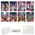 thumbnail image 2 of 8PC Originality Card Wallet Cute Series Wooden Wallet Christmas Wallet Pendant Home Decoration, 2 of 8