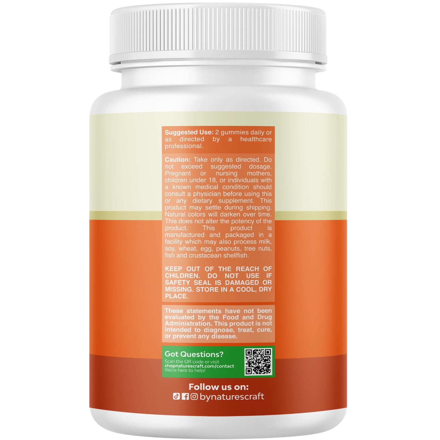 Nature’s Craft Daily Adult Multivitamin Gummies for Energy and Immune Support, 180 Count