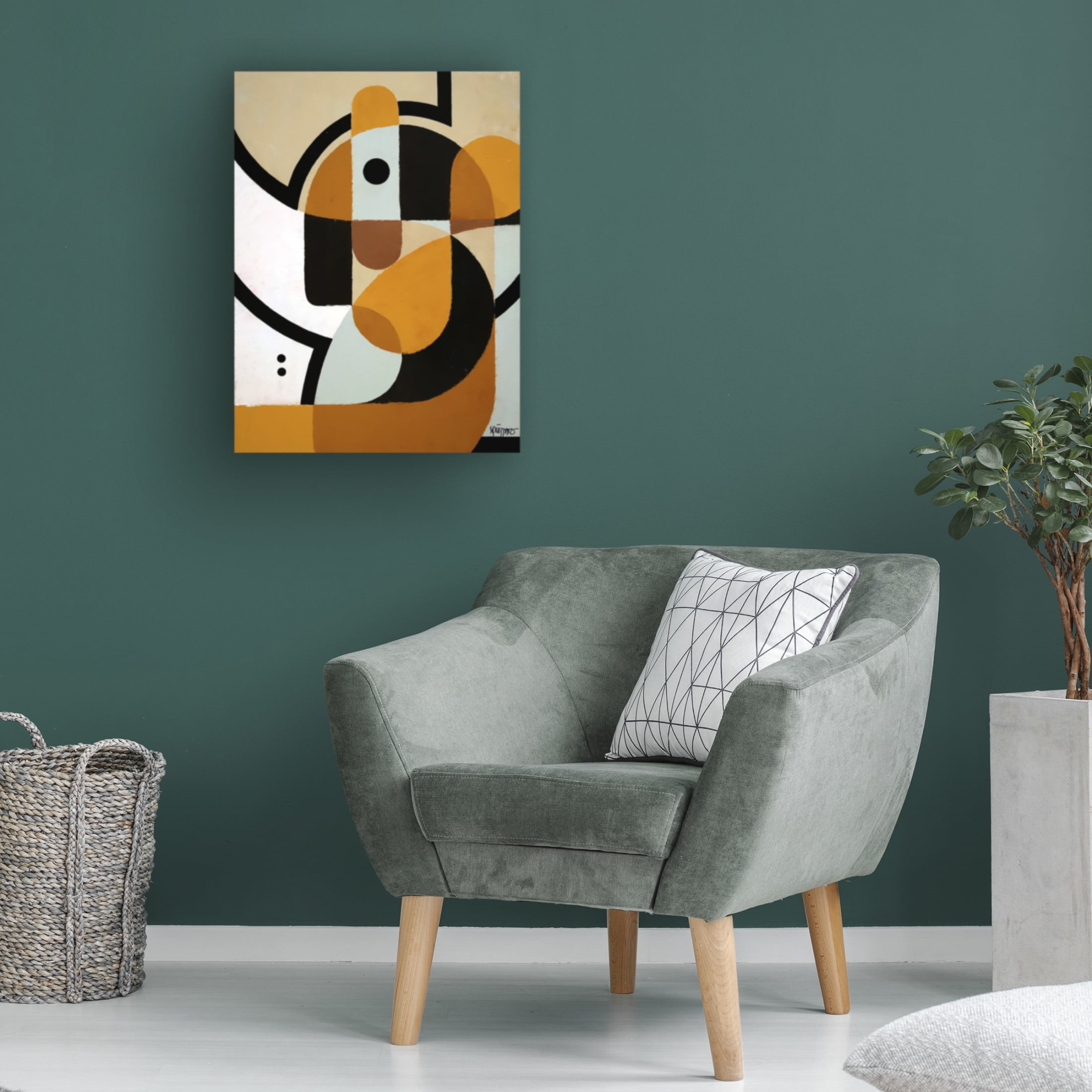 Canvas Wall Art - Antony Squizzato 'Big Ears' Wall Art for Living Room, Bedroom, or Office Décor by Trademark Fine Art - 14 x 19 Inches