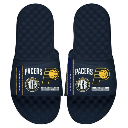 

ISlide Navy Indiana Pacers 2022/23 City Edition Collage Slide Sandals