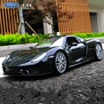 thumbnail image 1 of Welly 1:24 Porsche 918 modelo de coche deportivo de aleación Diecasts vehículos de carreras de Metal modelo colección de simulación juguetes para niños regalo, 1 of 5