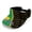 Brazil Flag, variant on Musical Notes & Piano Keys Print Sun Visor Hat for Women, Polyester Fabric Adjustable UV Protection Sun Visor Cap for Golf Boating Beach