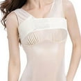 thumbnail image 1 of Breast Compression Band Breast Support Wrap Adjustable Sport Bras Strap Shockproof for Workout Cycling Jumping Rope Yoga White, 1 of 8