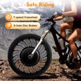 thumbnail image 2 of 20 inch Hub Motor Ebike Front Wheel Electric Bicycle Motor Conversion Kit 1000W 48 V 420RPM for E-Bike, 2 of 13