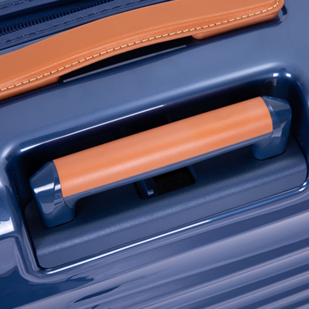 Yougu 24" Carry on Luggage Lightweight Suitcase TSA Lock USB,Blue