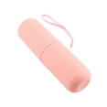 thumbnail image 6 of YAHHU Premium Travel Toothbrush Case Carrier Portable PP Slip Resistant Travel Toothbrush Cup with Cover, Pink (7.7 inches / 19.6 cm), Portable Storage Holder Box for Bathroom Organization, 6 of 9