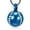 Blue, variant on Baseball Urn Necklace for Ash Stainless Steel Cremation Jewelry Memorial Pendant Keepsake for Loved Ones